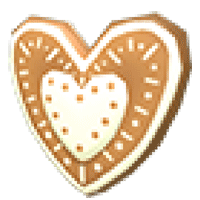 Gingerbread Heart Flying Disc - Uncommon from Christmas 2021